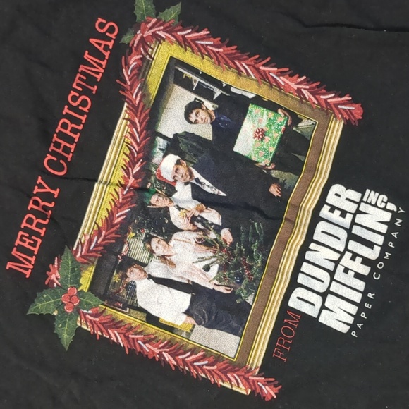 The Office Dunder Mifflin Christmas Shirt Women's Size XL - Picture 2 of 3